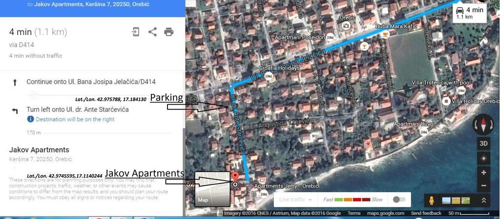 Jakov Apartments Orebić Zewnętrze zdjęcie